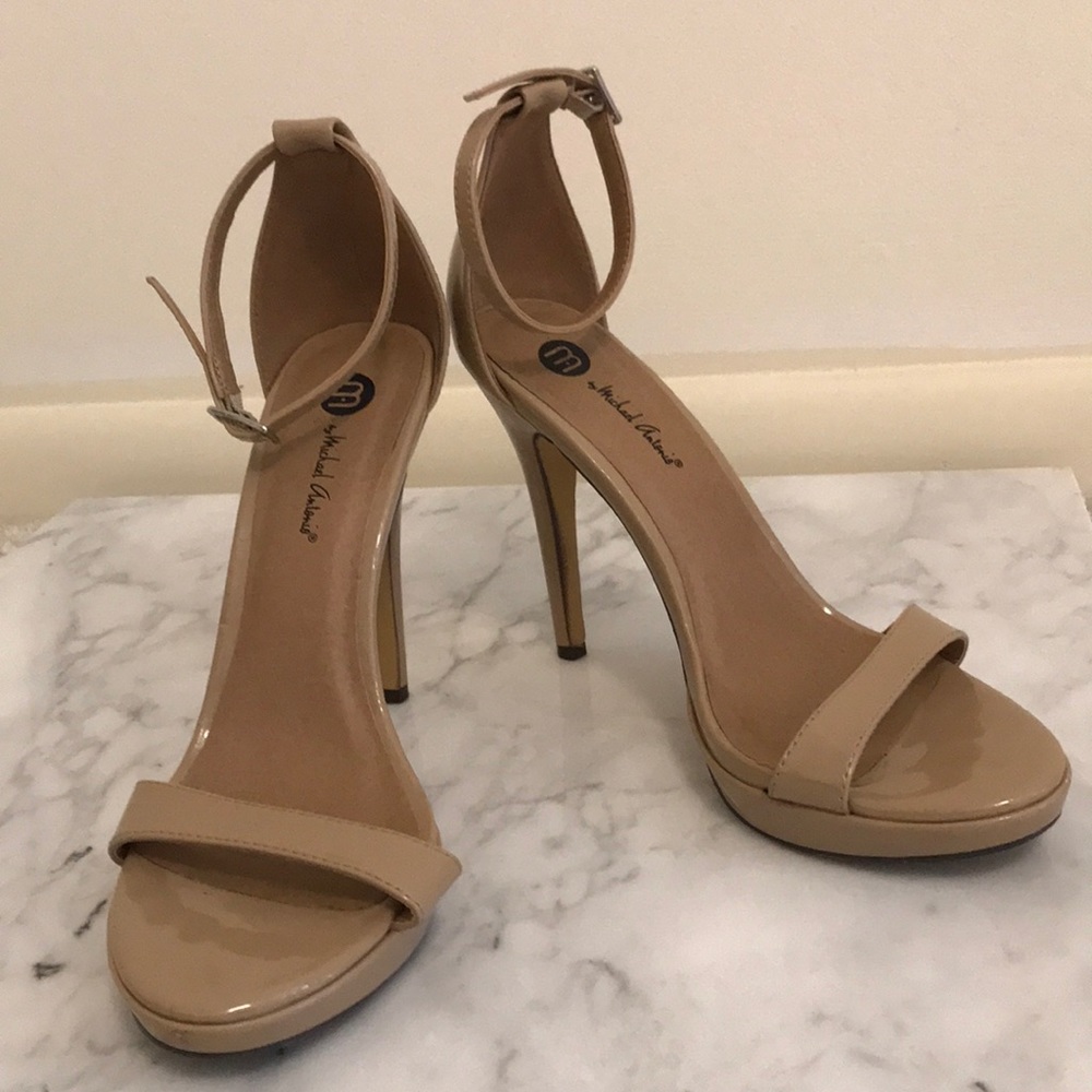 Michael Antonio Lovina Open Toe Patent Heel